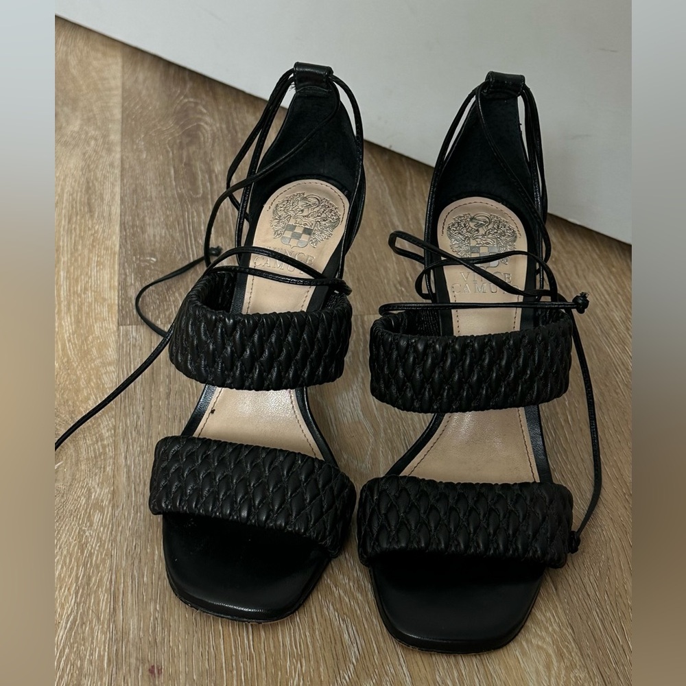 Vince Camuto Strappy Open-Toe Pumps